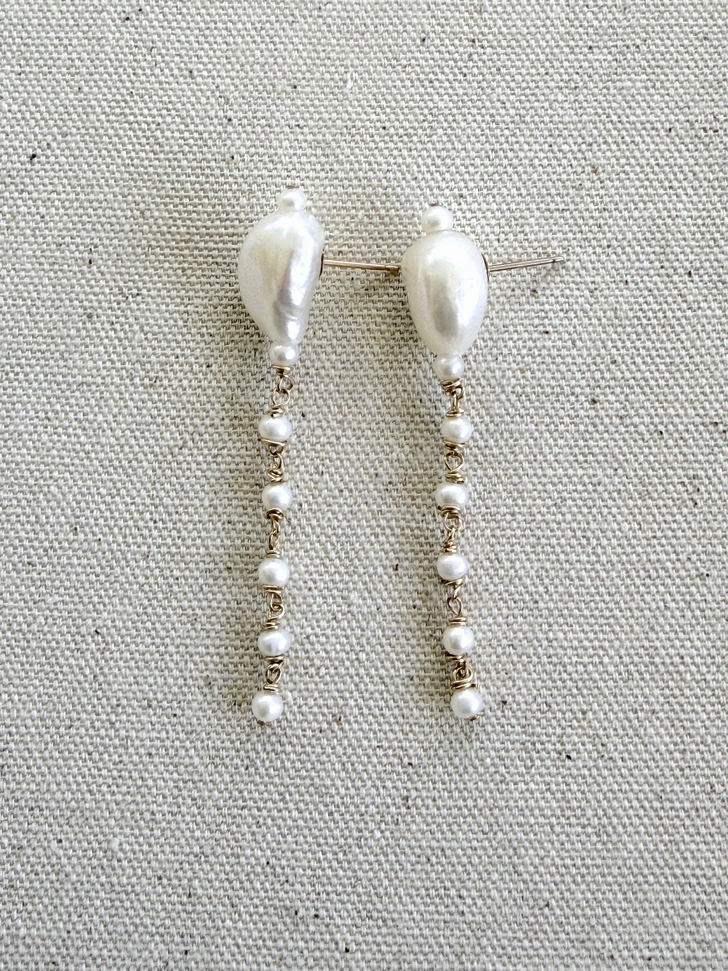 Adele Earrings - Wedding Earrings - Jewelry - Nury M Jewelry