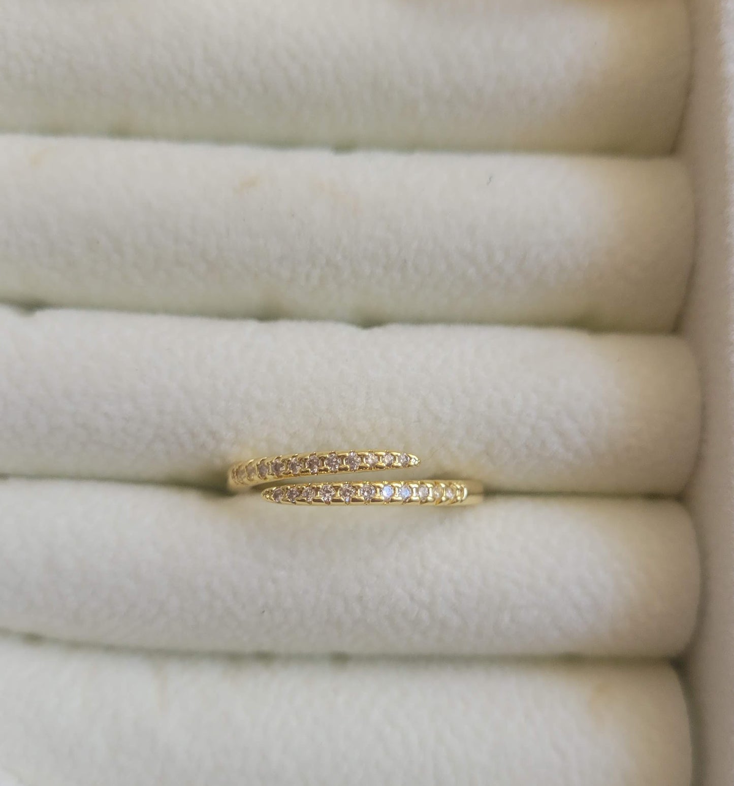 Sterling Dipped in Gold Wrapped Ring - Jewelry - Nury M Jewelry