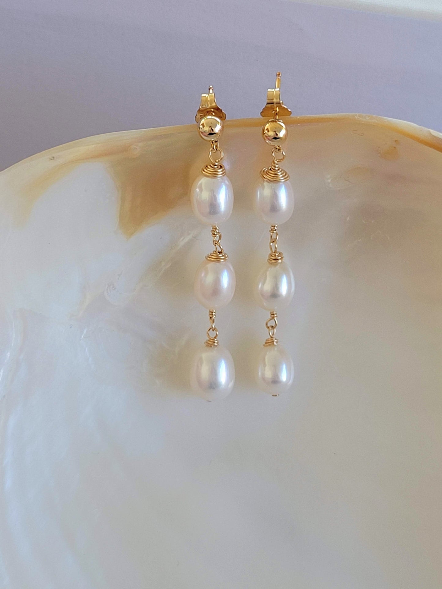 Eli Wedding Earrings - Jewelry -  Nury M Jewelry