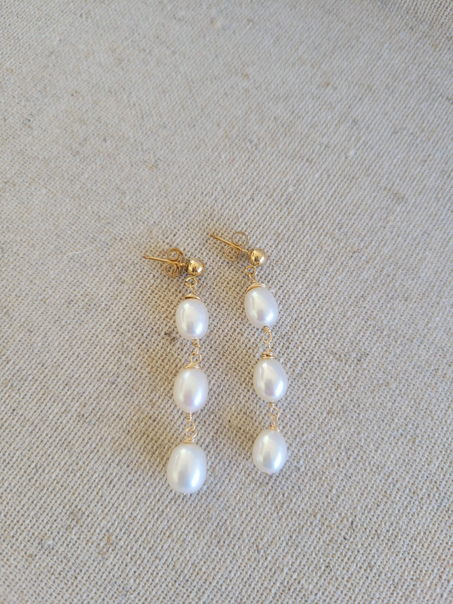 Eli Wedding Earrings - Jewelry -  Nury M Jewelry