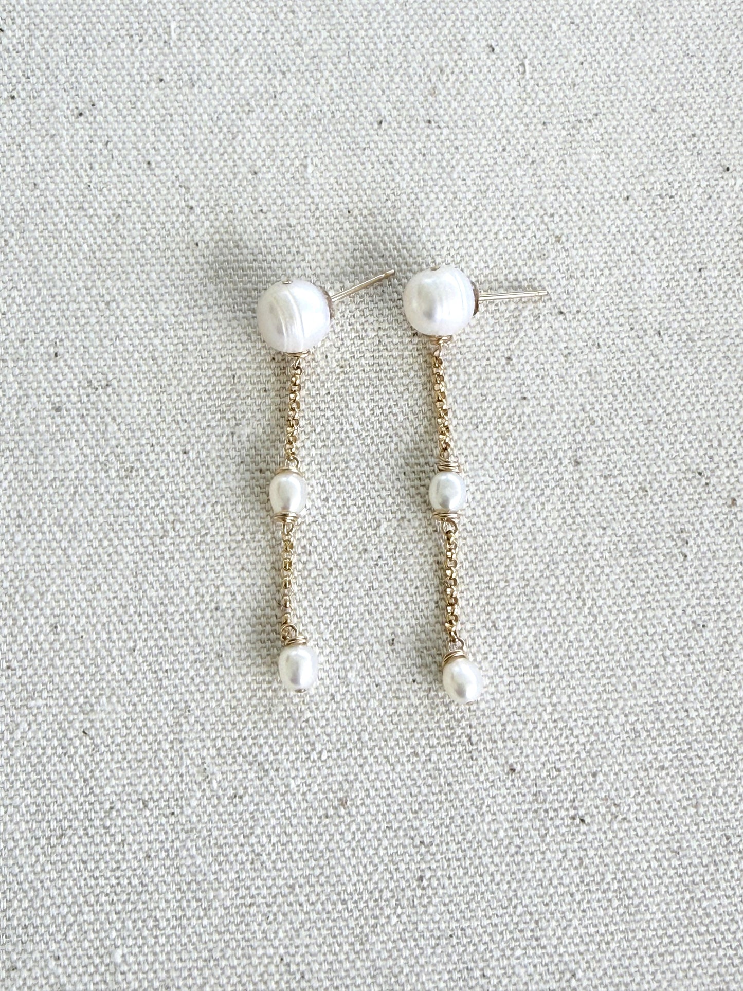 Maka Earrings - Wedding - Jewelry Nury M Jewelry