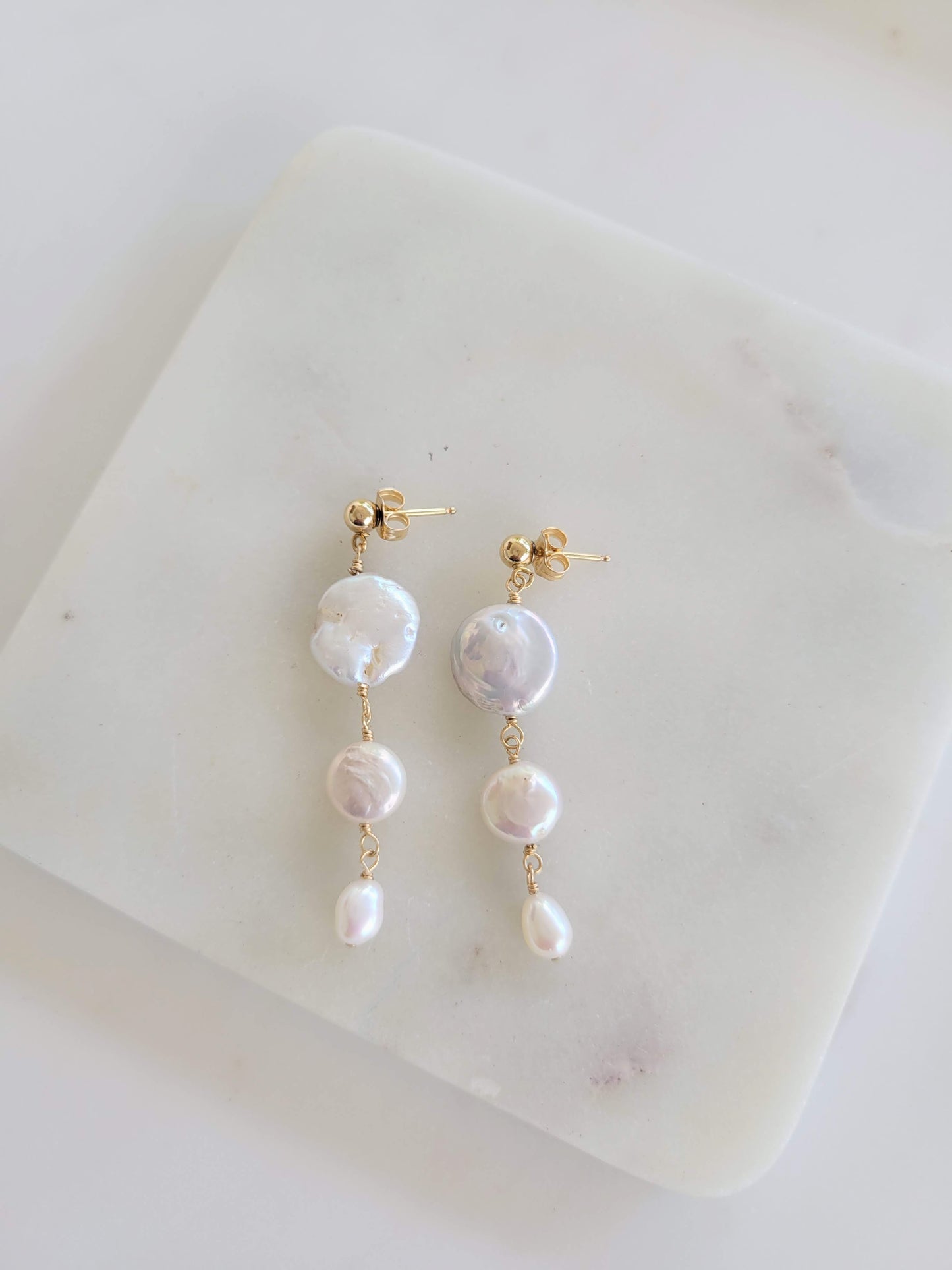 Sami - Wedding Drop Earrings - Jewelry - Nury M Jewelry