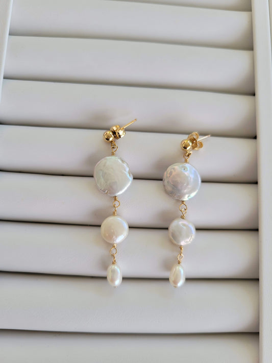 Sami - Wedding Drop Earrings - Jewelry - Nury M Jewelry