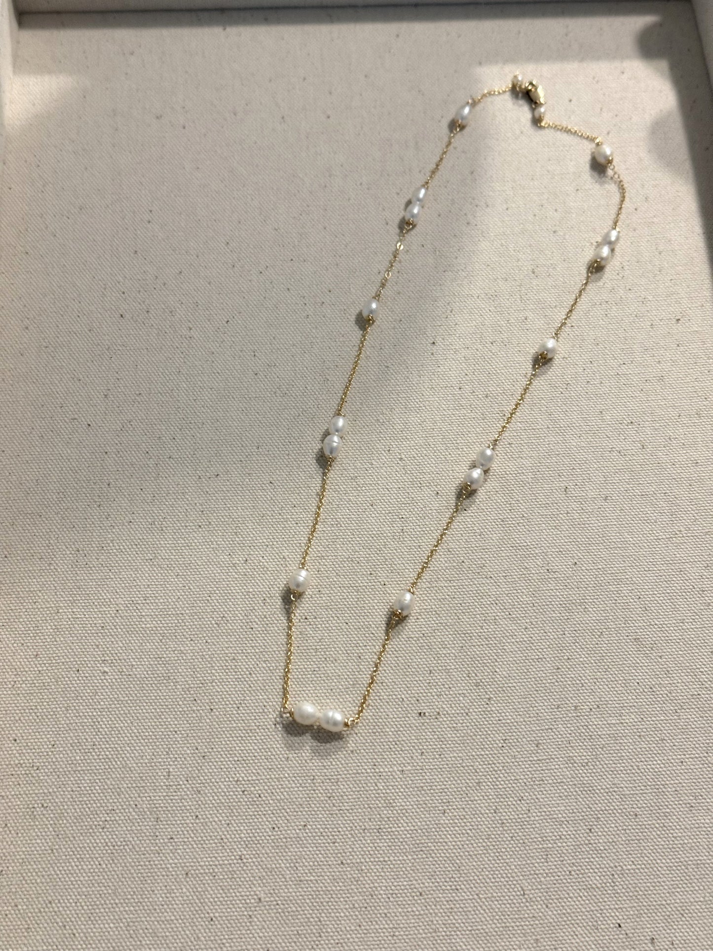 Talia Pearl Layering Necklace -  Nury M Jewelry