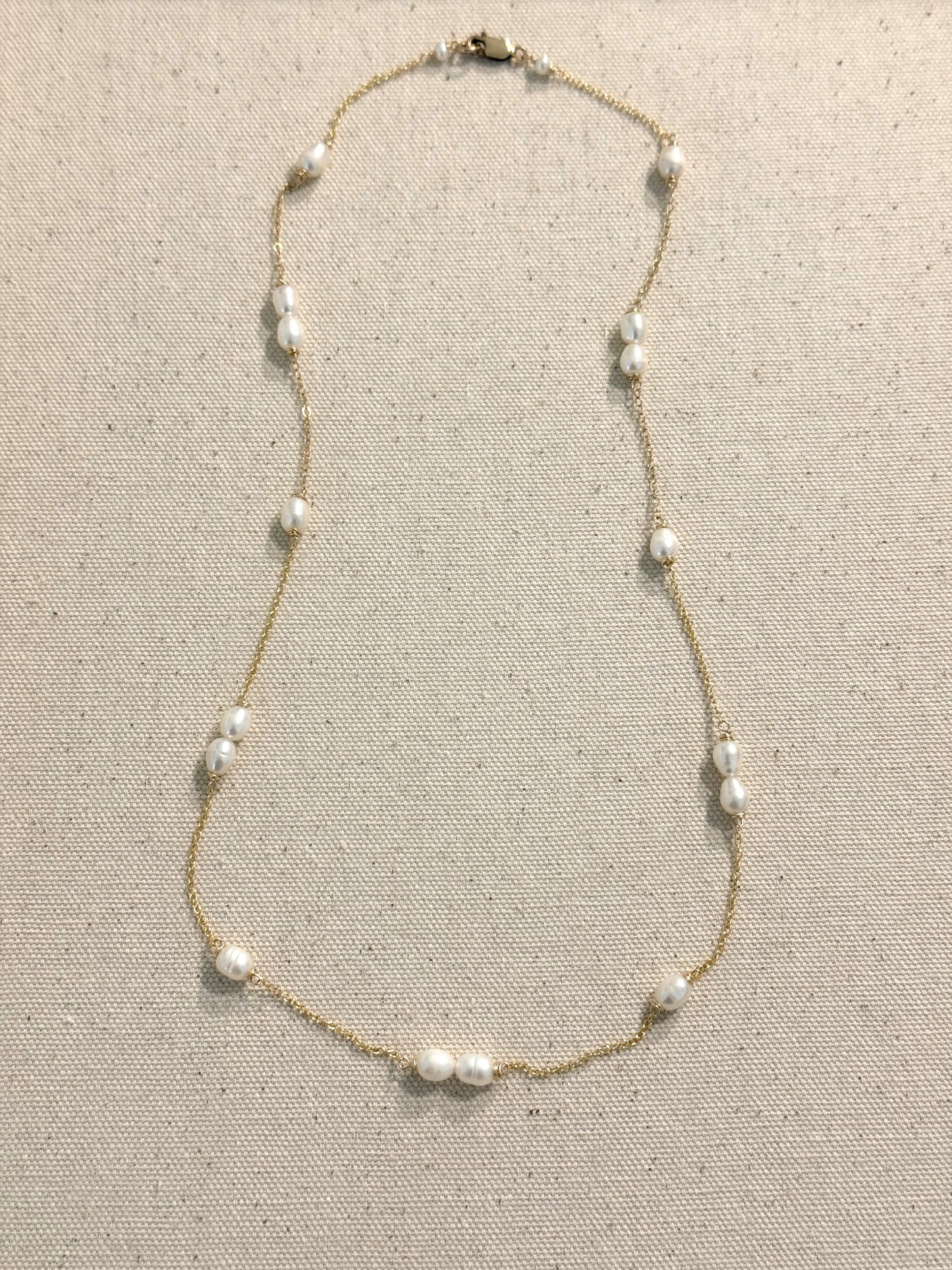 Talia Pearl Layering Necklace -  Nury M Jewelry