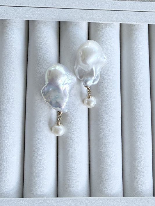 Amelia Earrings - Wedding Earrings - Jewelry - Nury M Jewelry