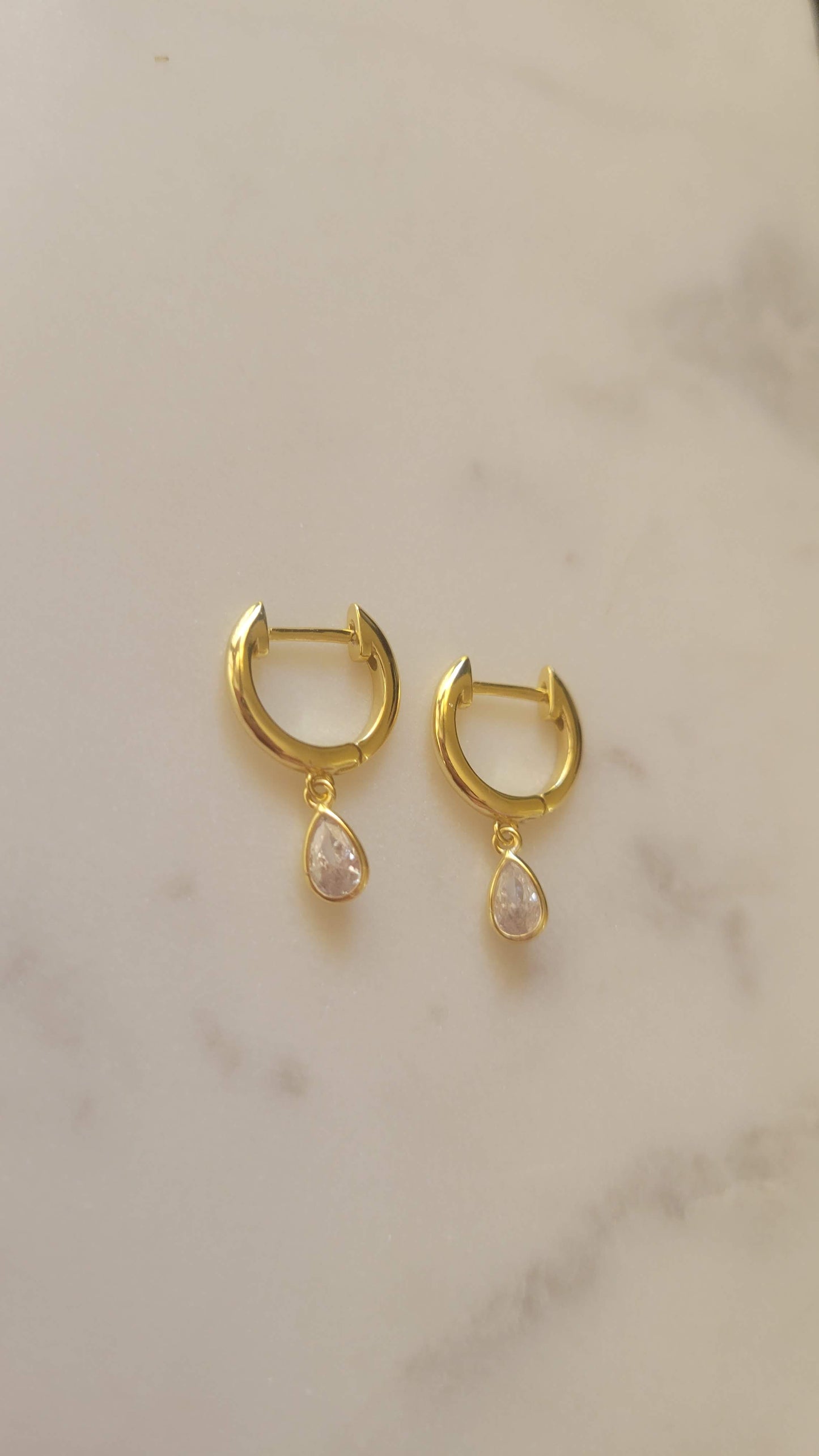 Classic Hoop Crystal Earrings - Jewelry - Nury M Jewelry