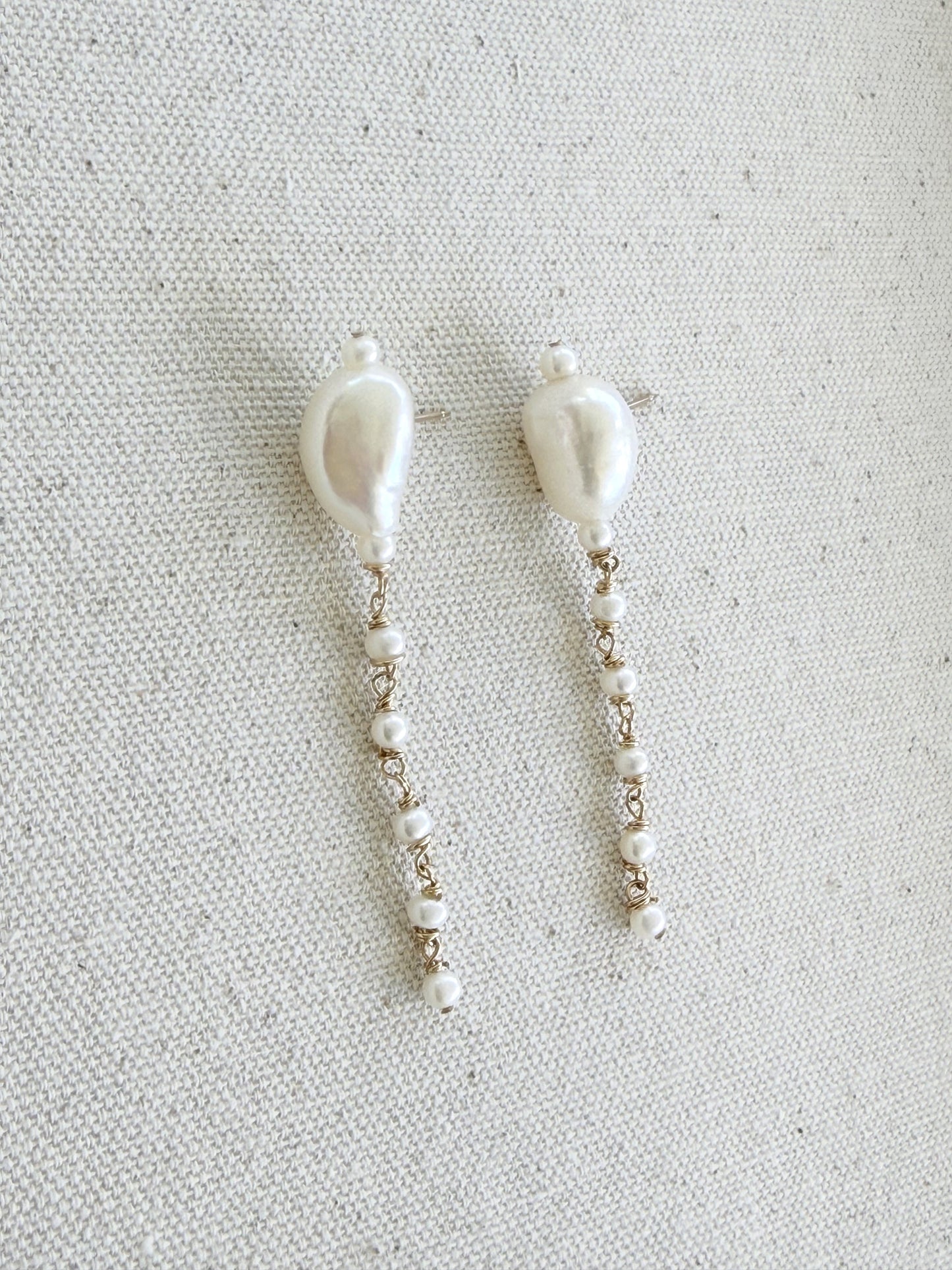 Adele Earrings - Wedding Earrings - Jewelry - Nury M Jewelry