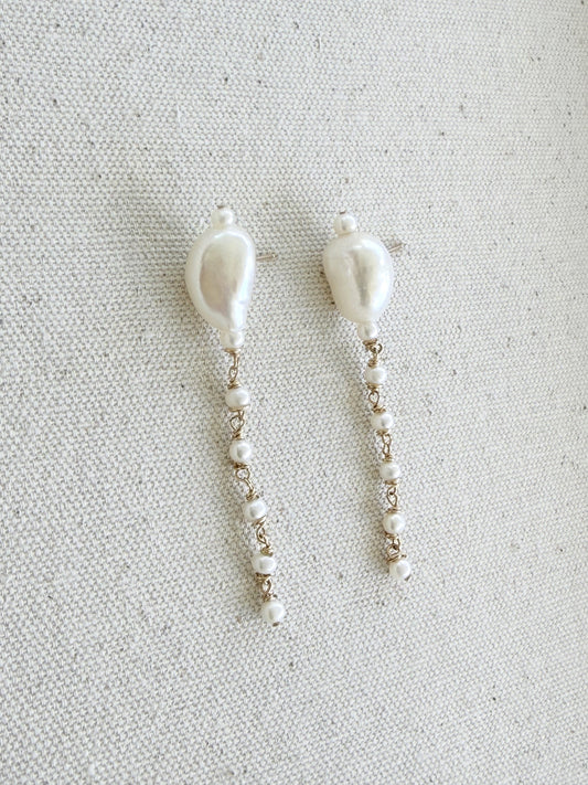 Adele Earrings - Wedding Earrings - Jewelry - Nury M Jewelry