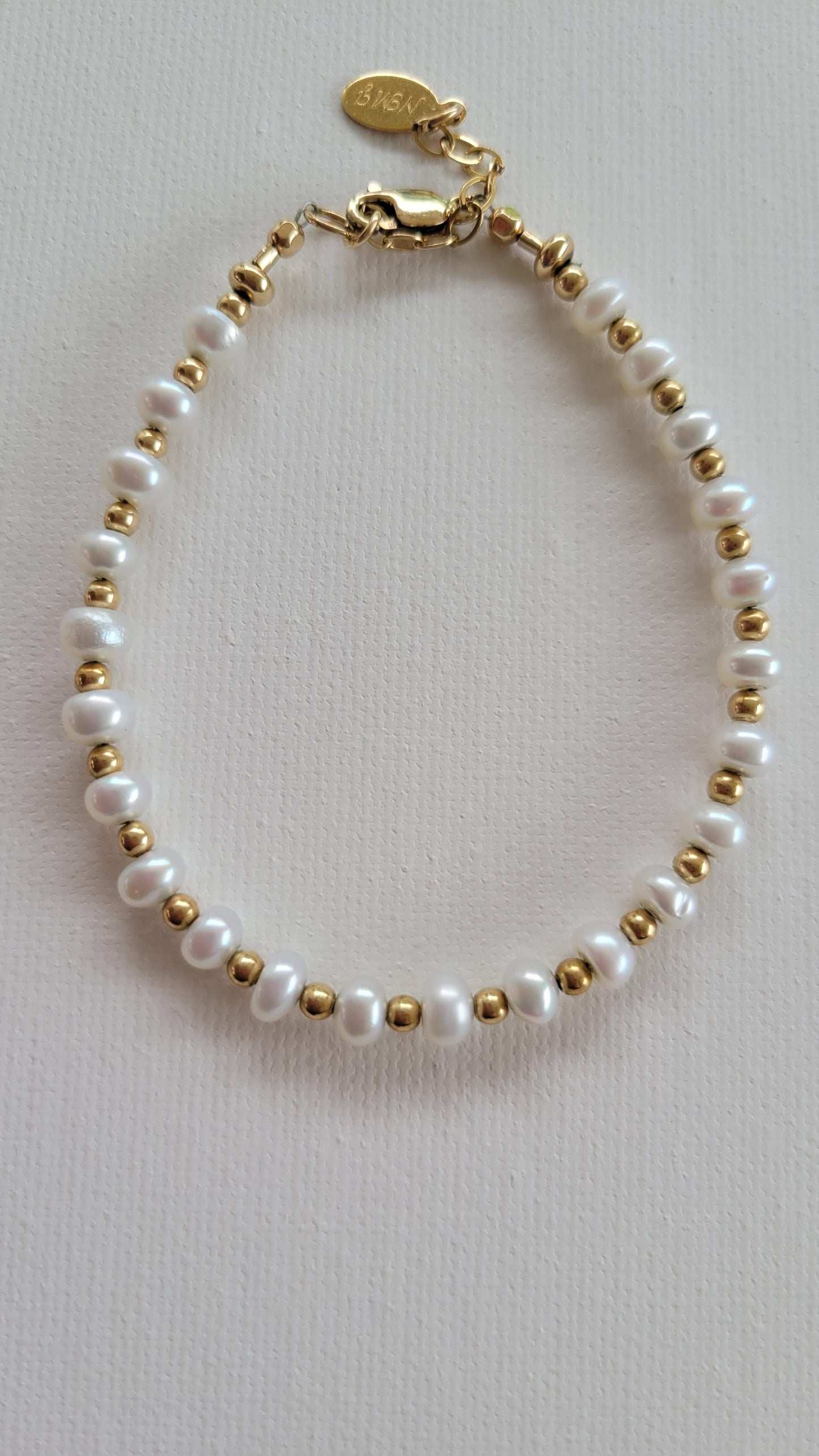 Pearls and Gold Filled Bracelet